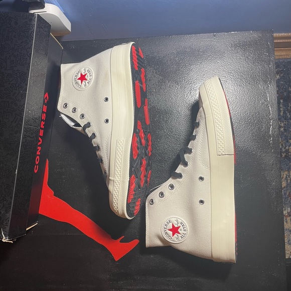 Converse Chuck Taylor All-Star 70 Hi x Keith Harring ‘Egret’ 2021 - Picture 6 of 16
